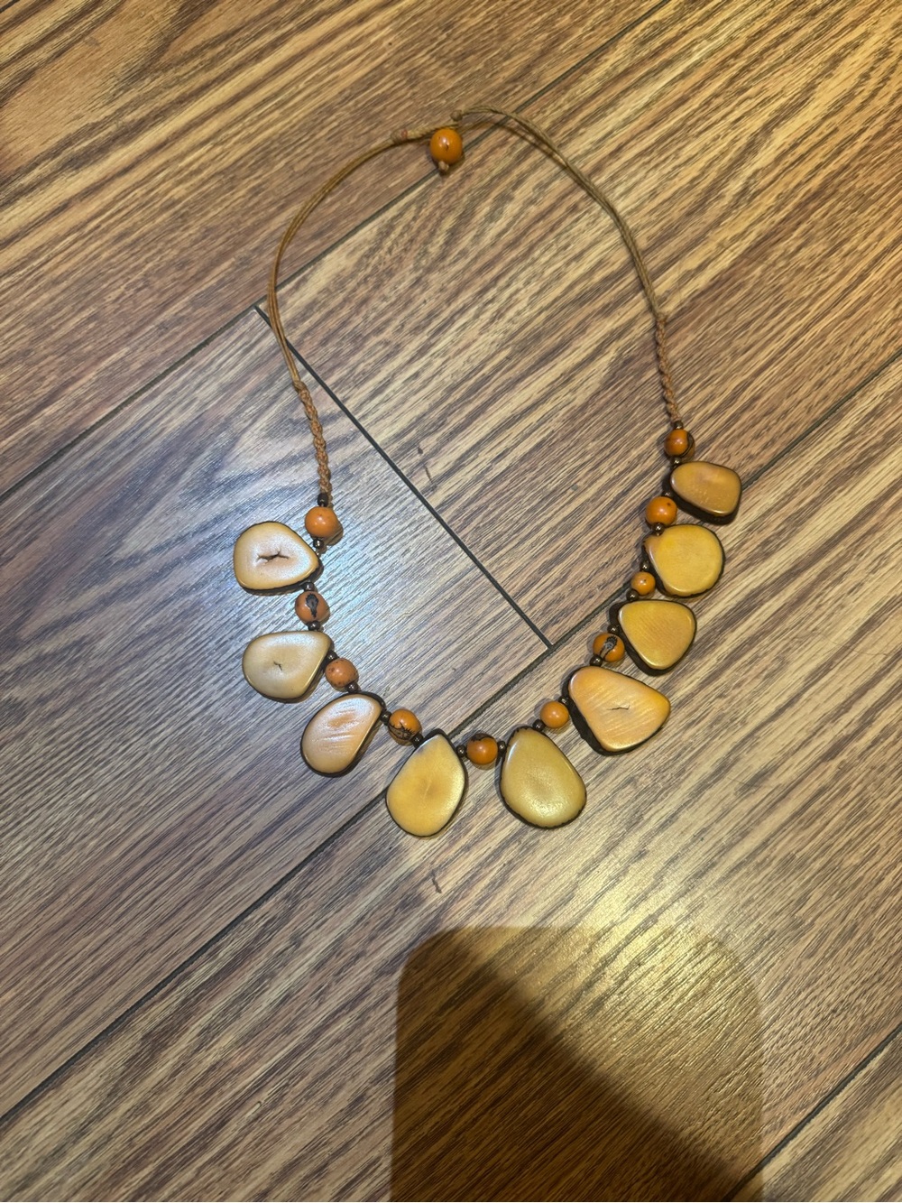 Tagua seed handmade bohemian necklace
